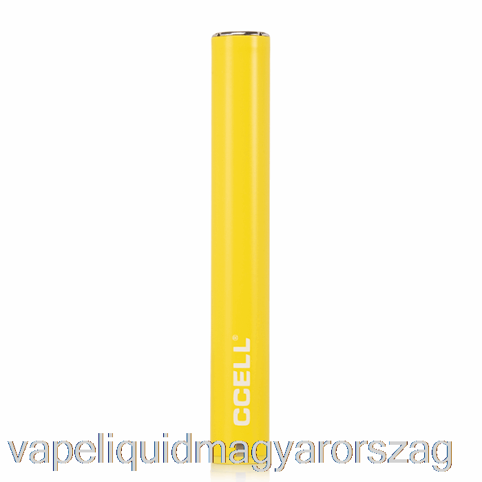 Ccell M3 Plus Párologtató Akkumulátor Matt Sárga Vape Toll
